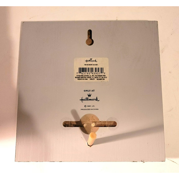 Hallmark Ceramic and Wood Trivet/Wall Hanging/Shelf Décor - Picture 5 of 6